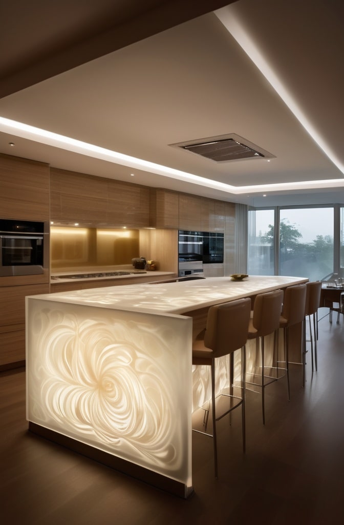 Backlit Translucent Panels