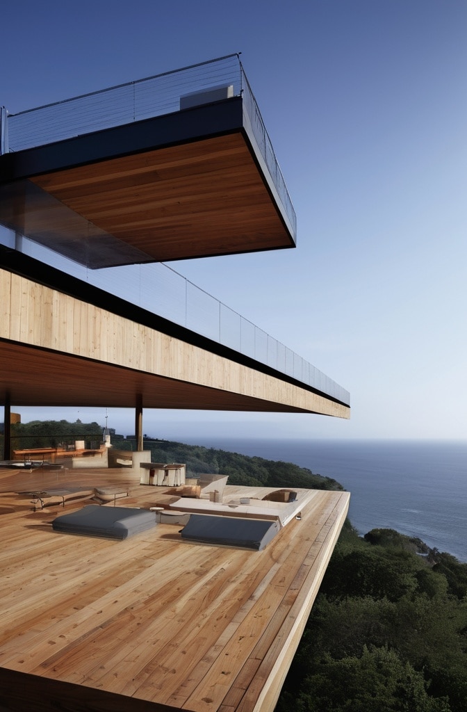 Floating Cantilevered Sections