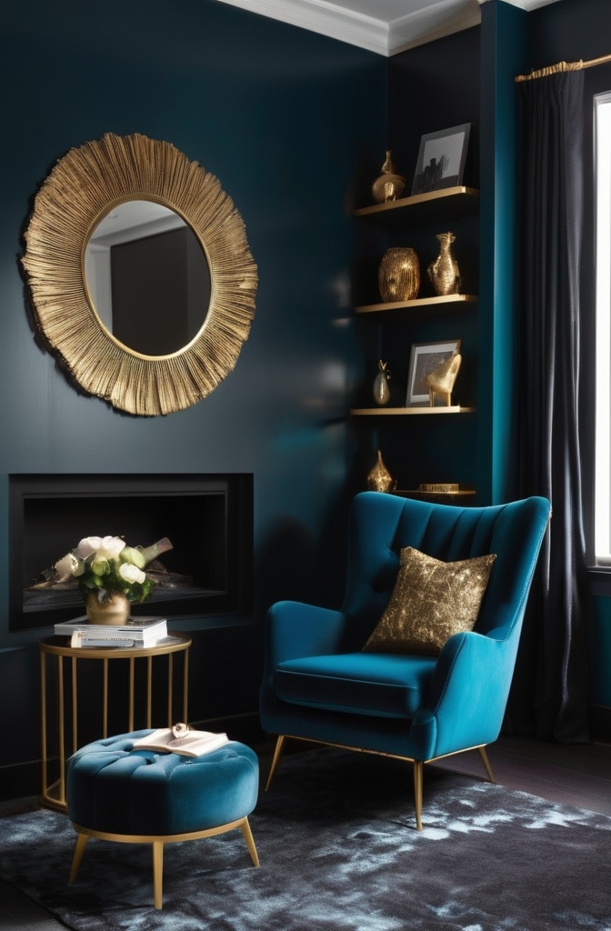 Peacock Blue