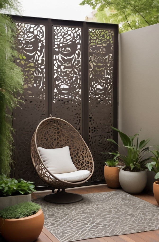 Privacy Screens With Personality
