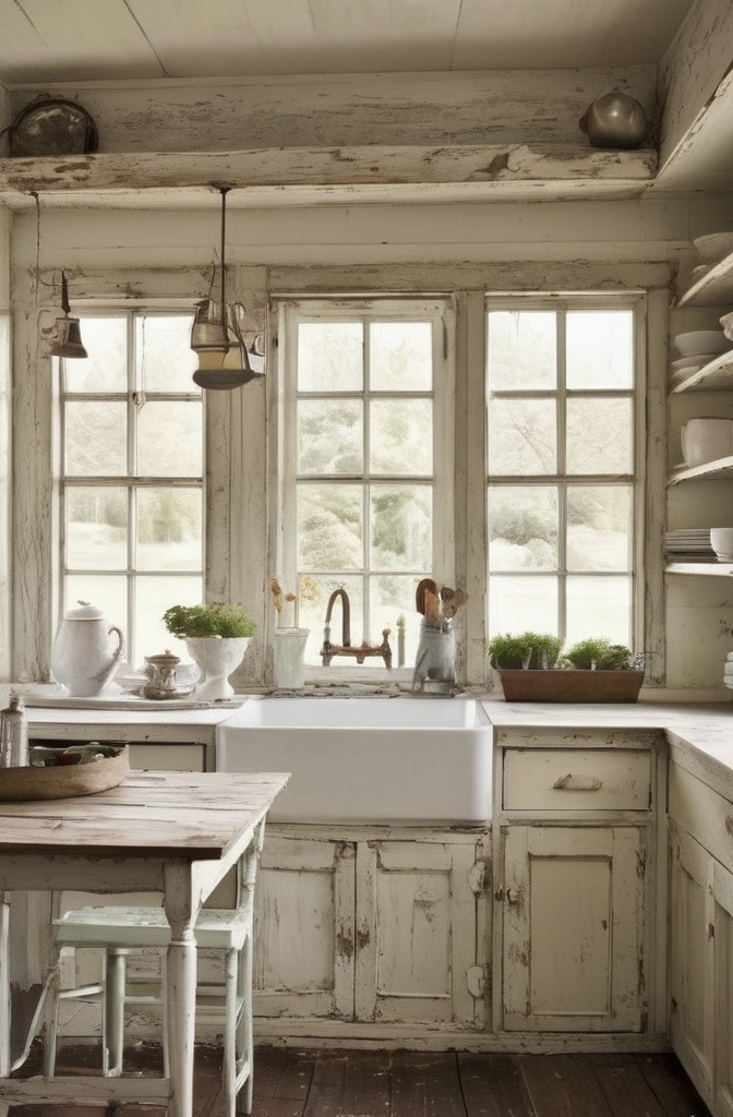 Repurposed Window Frame Partitions