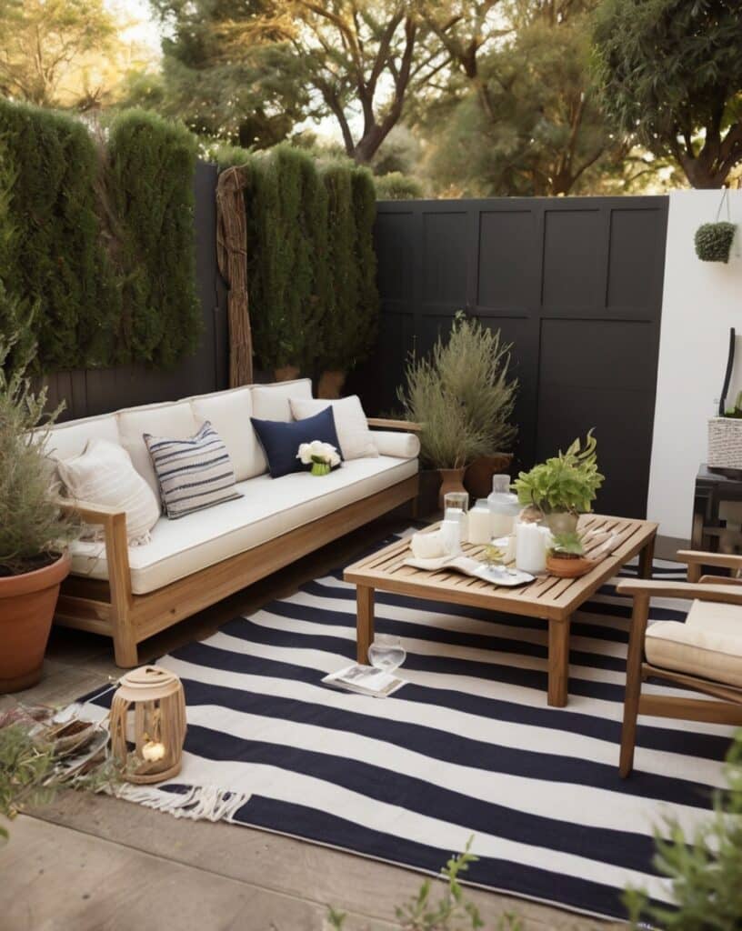 Add a Weatherproof Rug