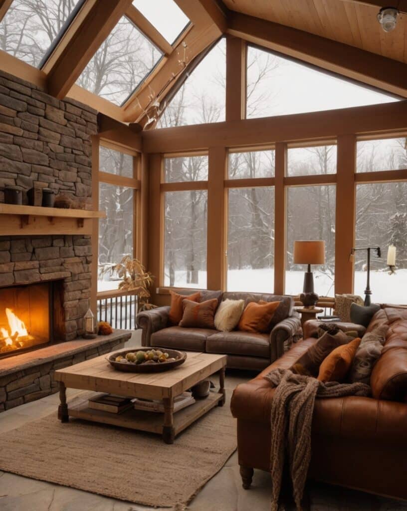 All-Season Fireplace Vibe