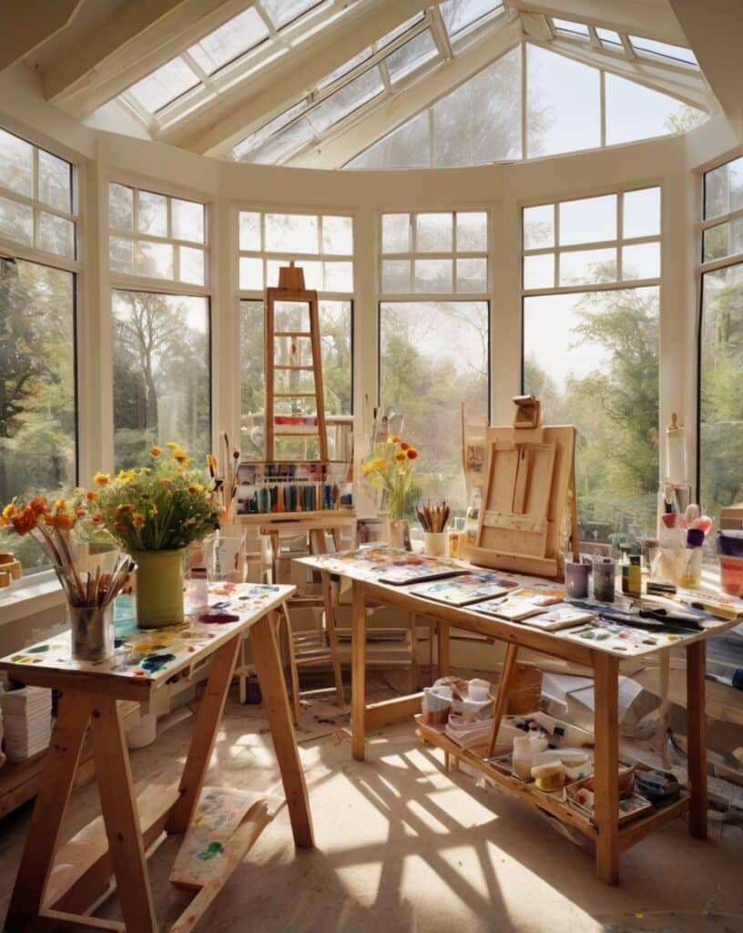 Artist’s Sunlit Atelier