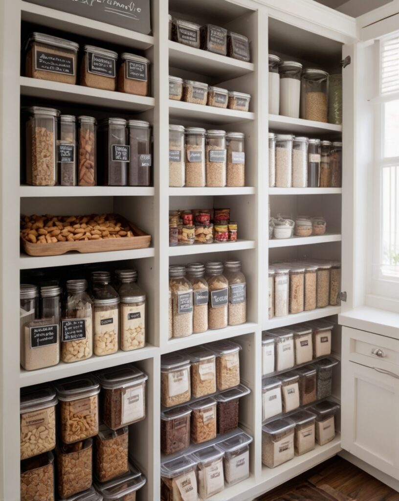 Clear Bins for Grouping Like Items
