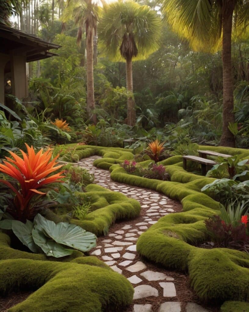 Coral Stone Pathway Maze
