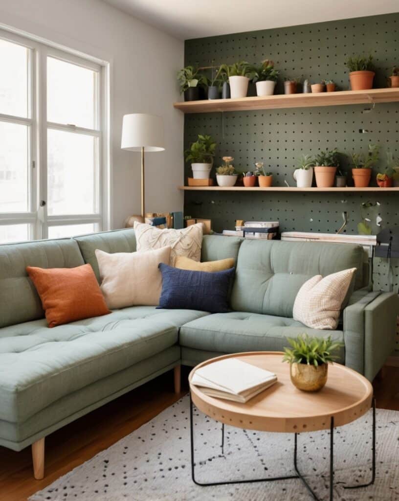 DIY Pegboard Display Wall