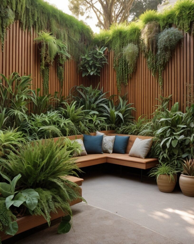 Fence-High Green Wall