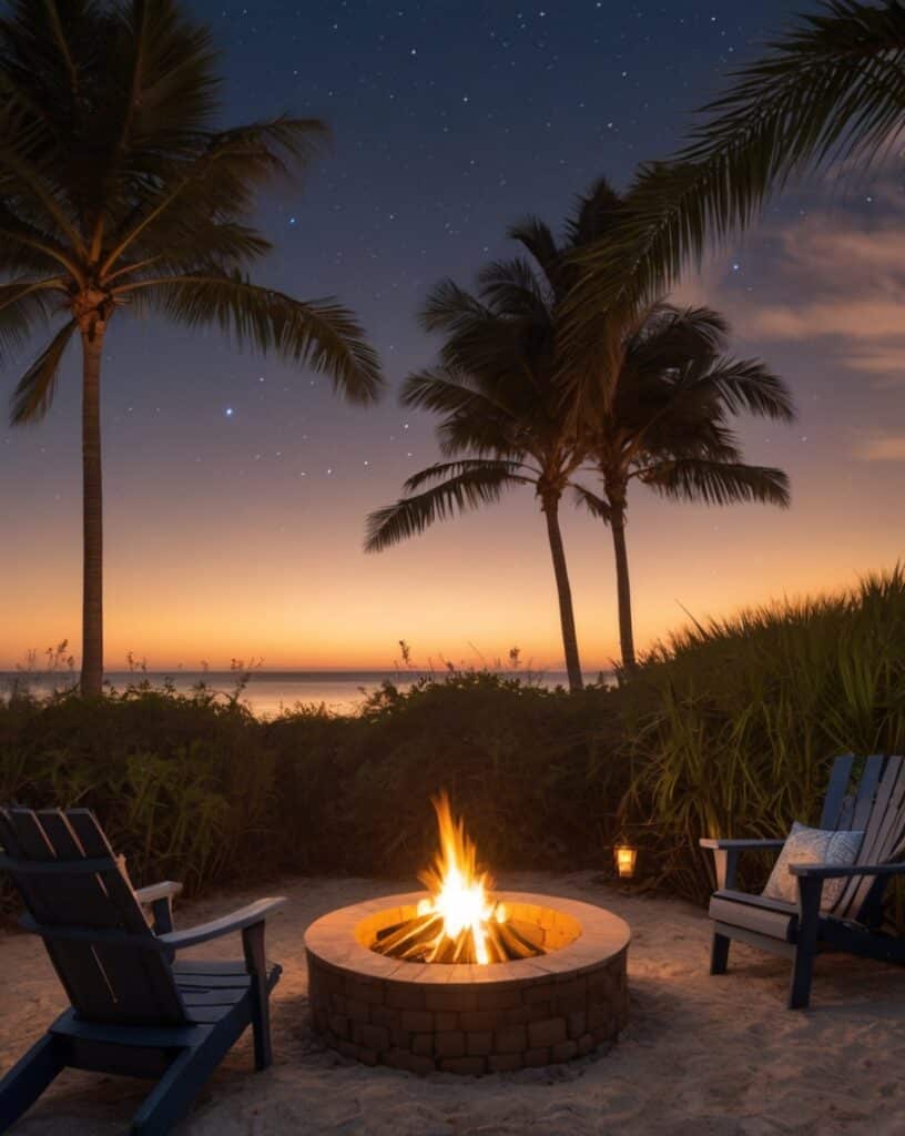 Fire Pit Under the Stars