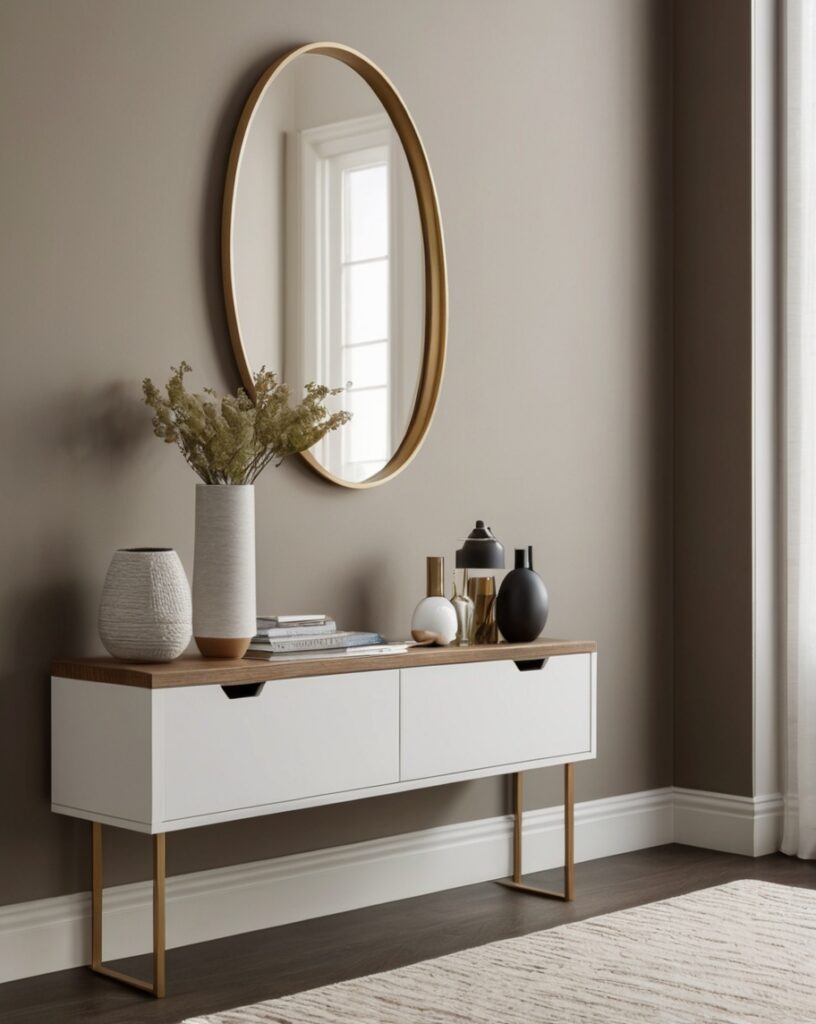 Floating Console for Tight Spaces