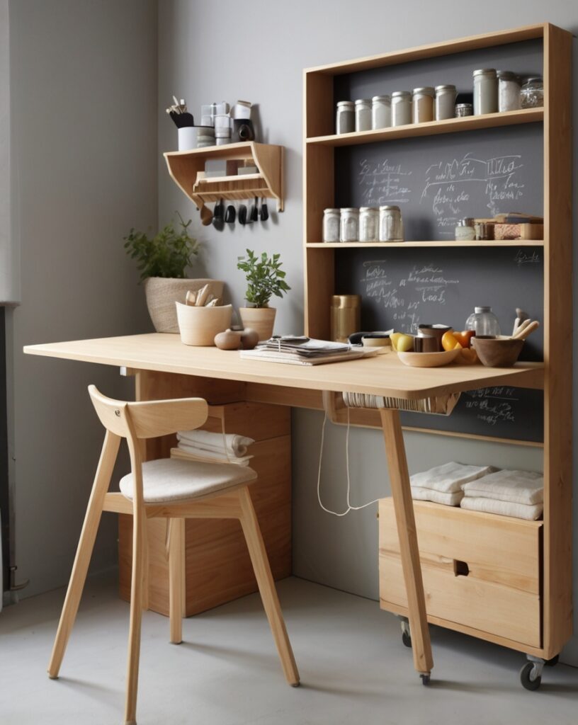 Fold-Down Work Table