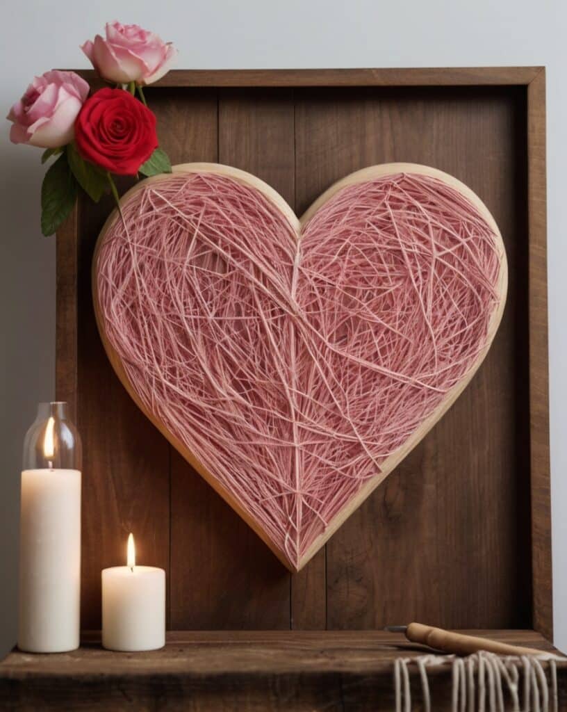Heart String Art