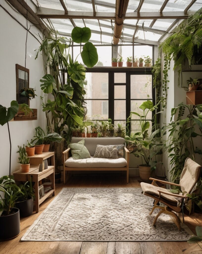 Jungle Meets Studio Apartment