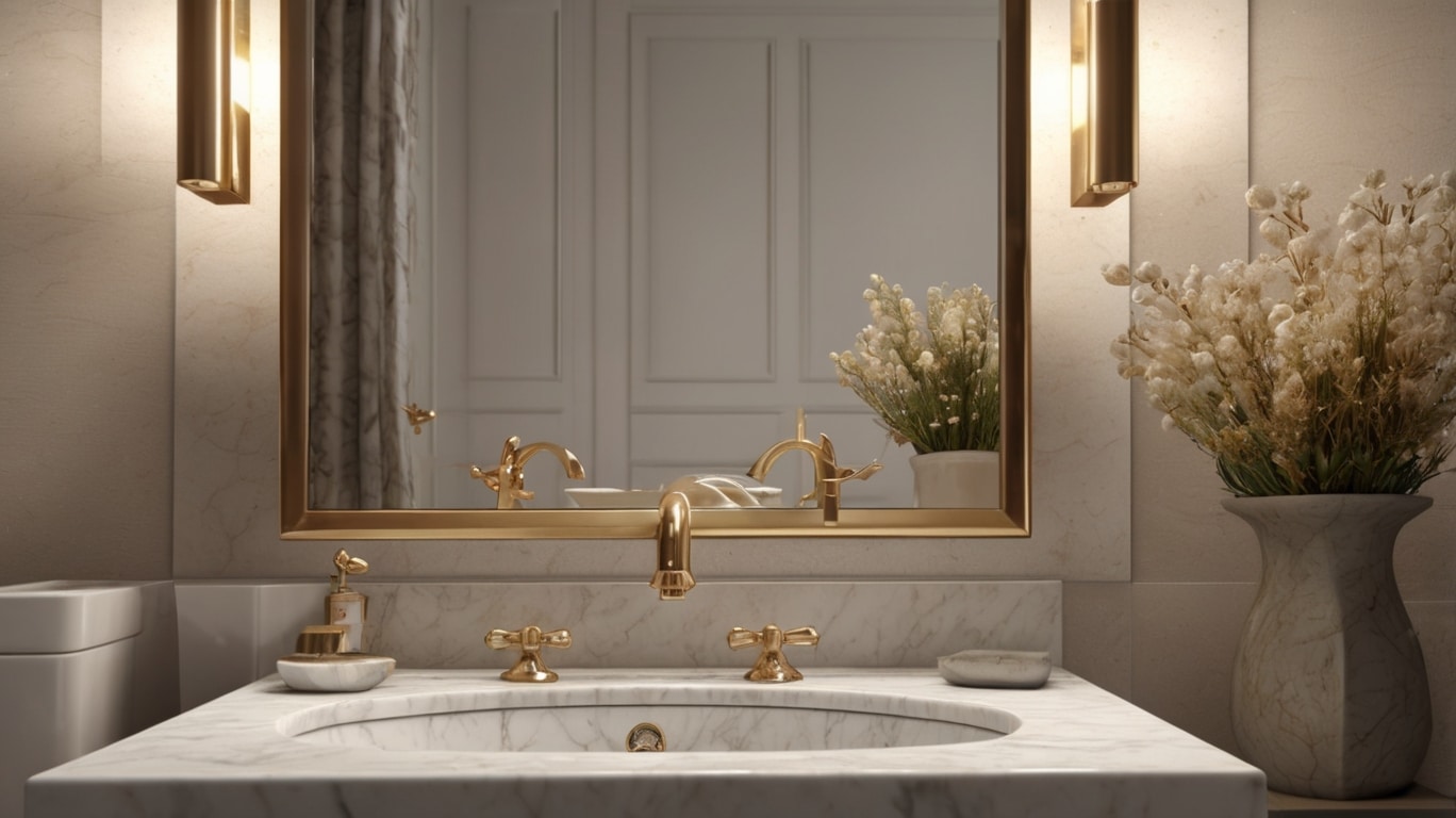Stylish Powder Room Pedestal Sink Ideas