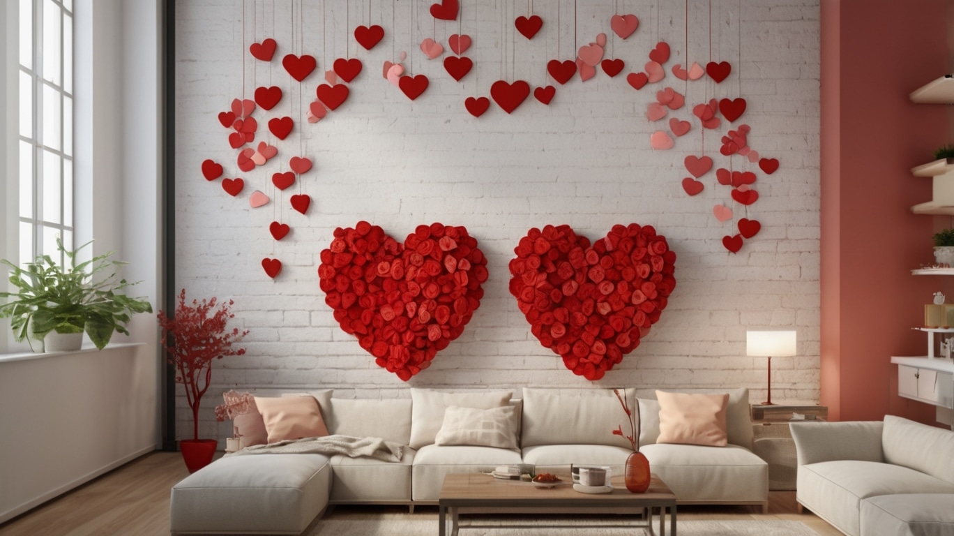 Heart-Shaped Wall Art Ideas to Celebrate Valentine’s Day