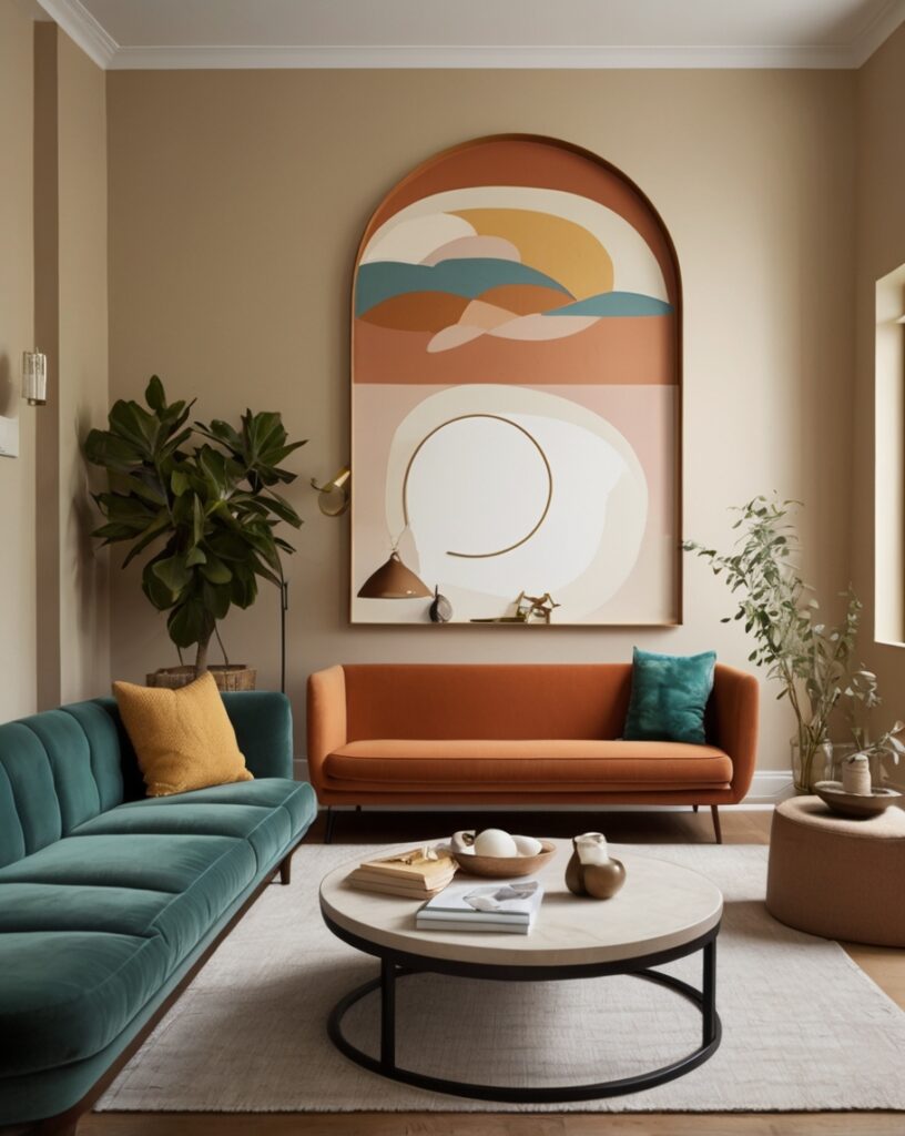 Painted Arch or Shape as a Frame