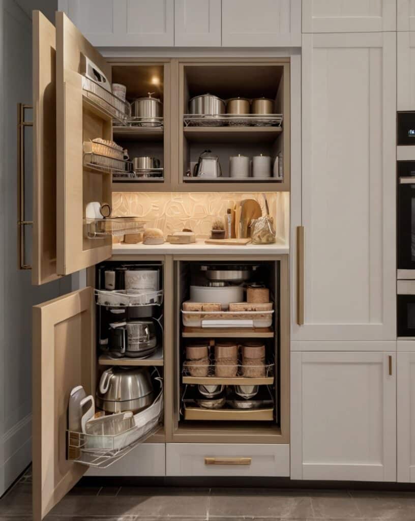 Pull-Out Shelves for the Deep Abyss