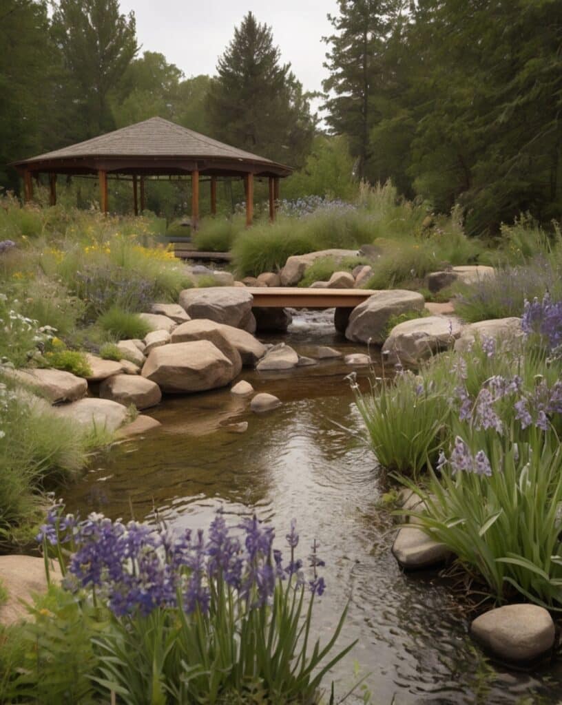 Rain Garden for Drainage Drama