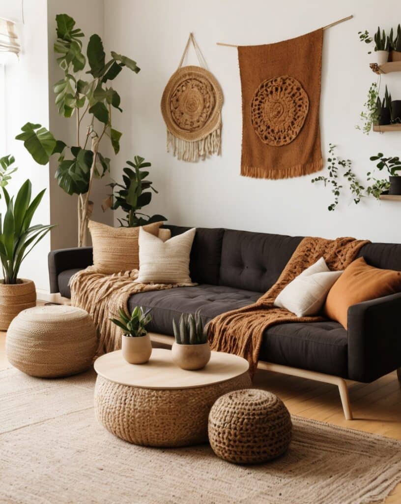 Try Earthy Boho Touches