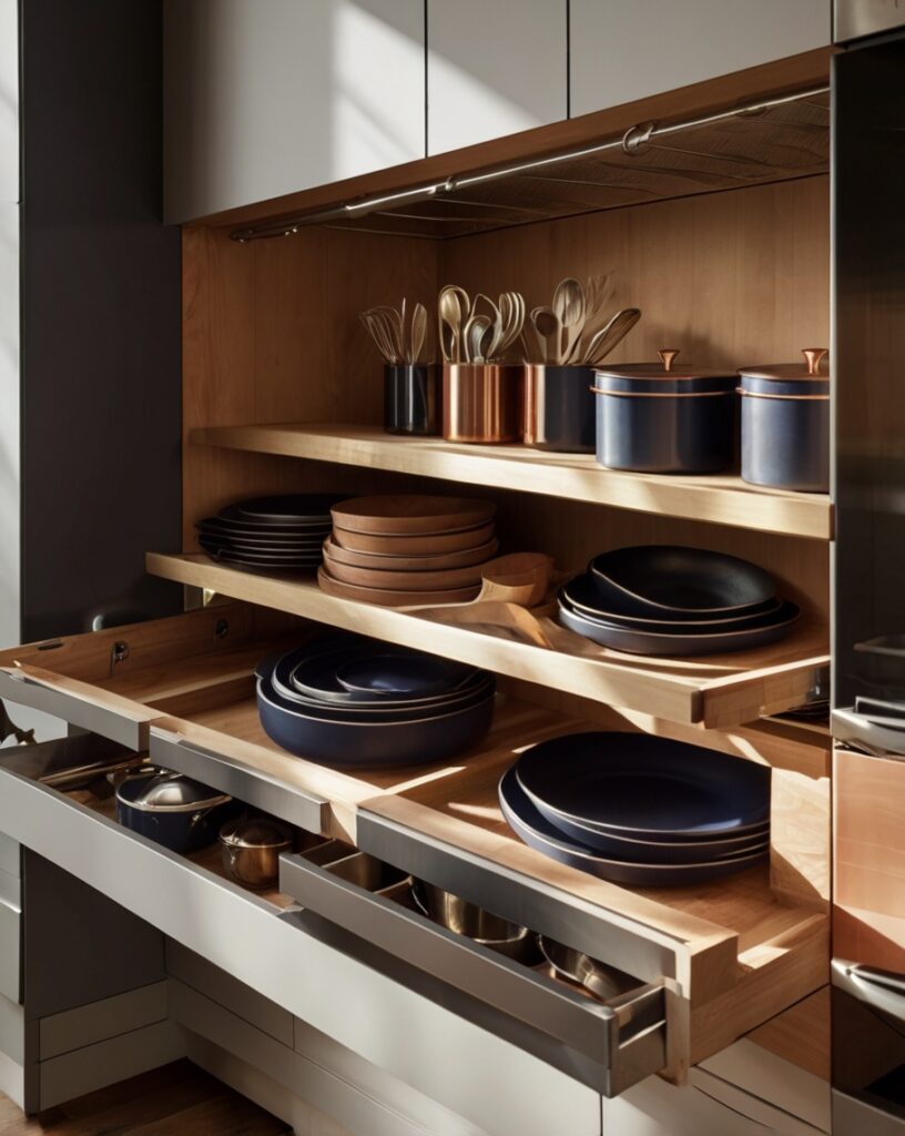 Vertical Pan Storage