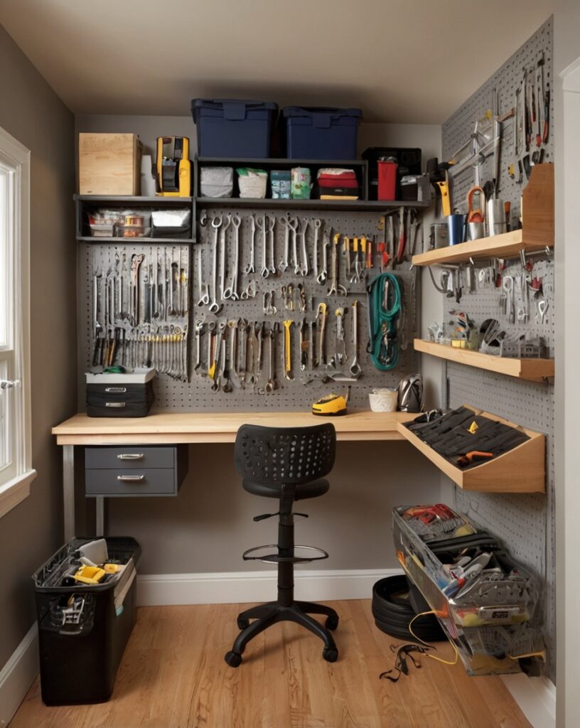 Vertical Tool Storage
