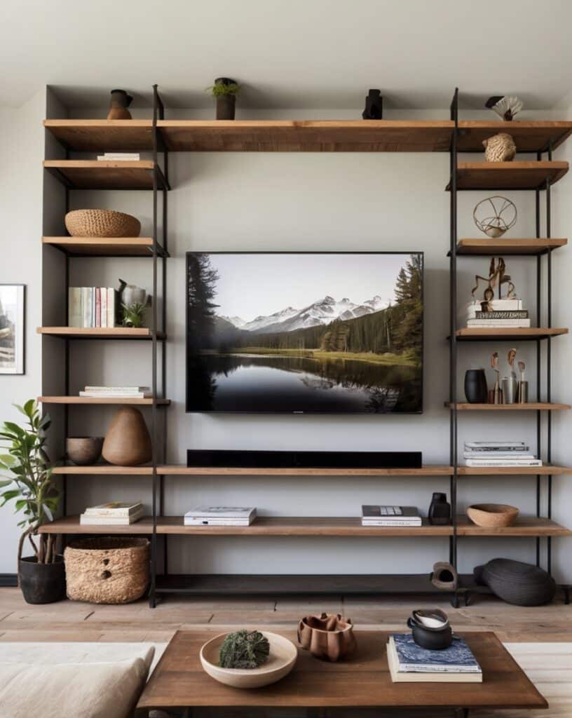 Wall-Mounted Shelving Drama