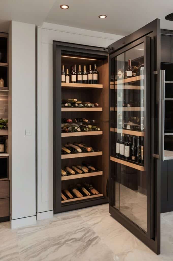 Pantry Behind The Fridge