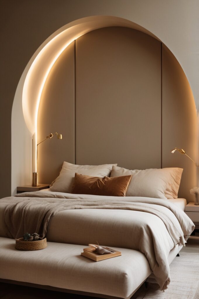 Architectural Niche With Ambient Lighting