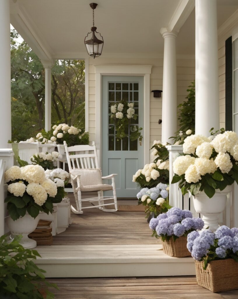Artificial Hydrangea Bushes