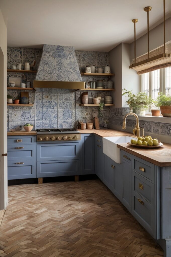 Blue-Patterned Tiles That Tell a Story