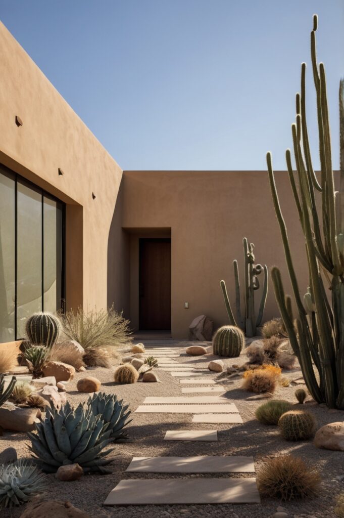 Build a Cactus & Sculpture Garden