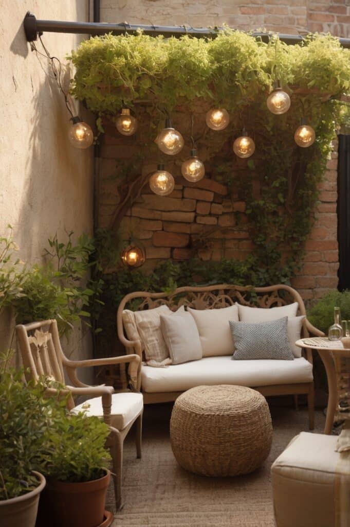 Courtyard Library Wall