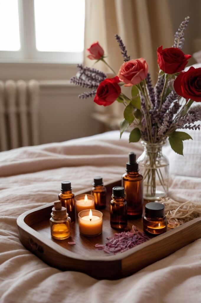 DIY Scent Bar by the Bedside