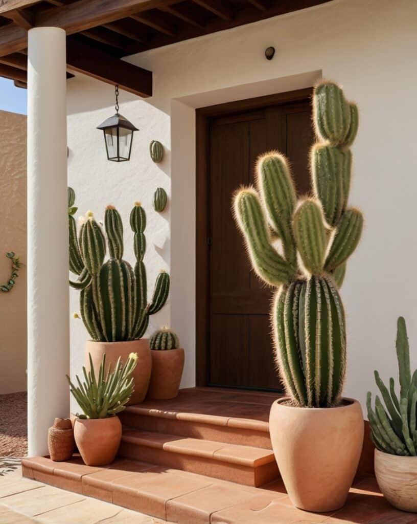 Faux Cactus Cluster