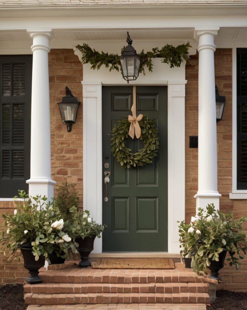 Faux Magnolia Leaves Garland