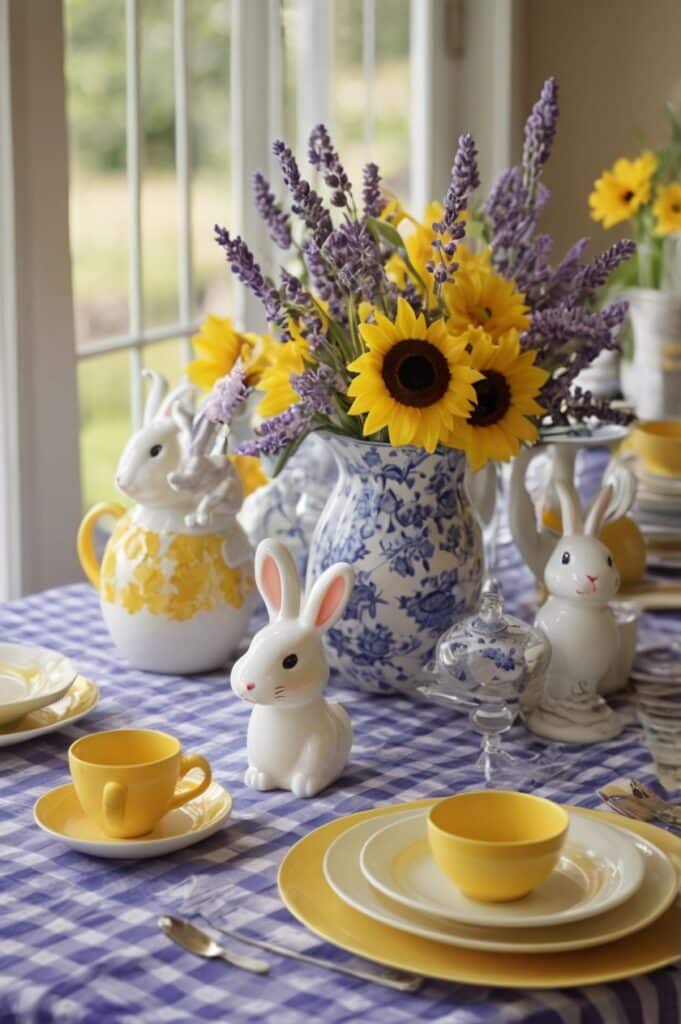 Gingham Tablecloth with a Twist