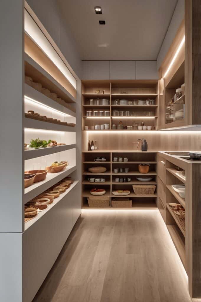 Hidden Walk-In Pantry
