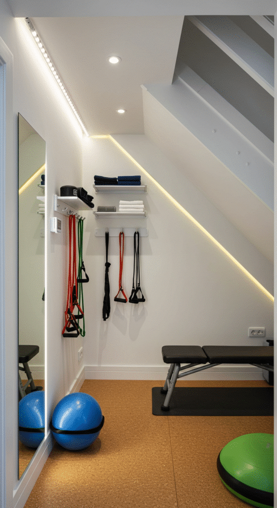 Compact Gym Zone or Stretching Spot