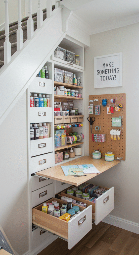 DIY Hobby Drawer Wall