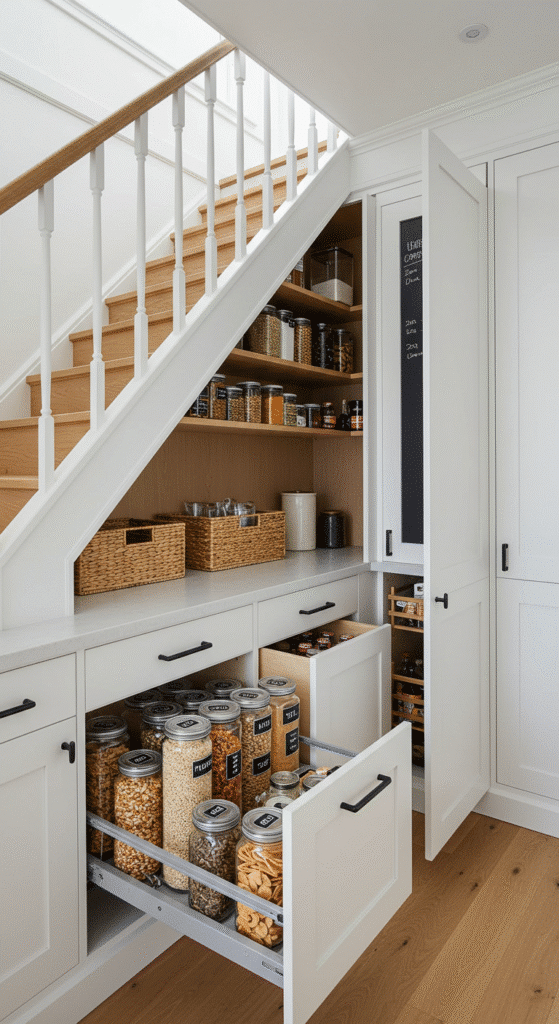 Hidden Pantry or Dry Storage Wall