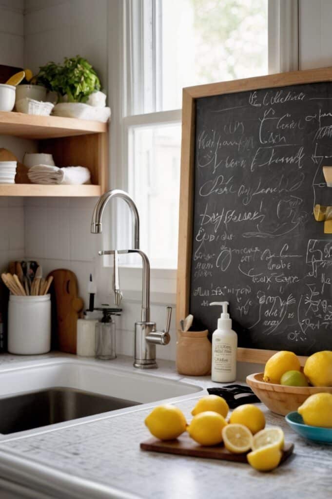 Install a Mini Chalkboard