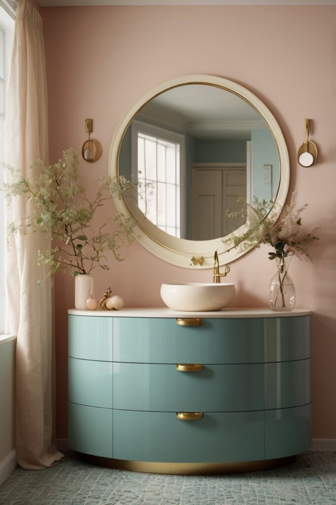 Split-Wall with Wavy Divider Line