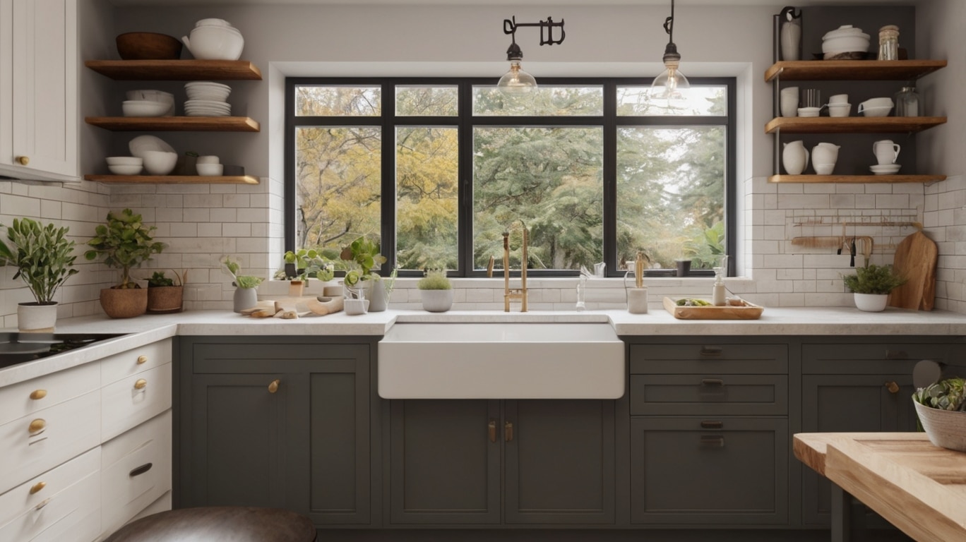 Above Kitchen Sink Ideas