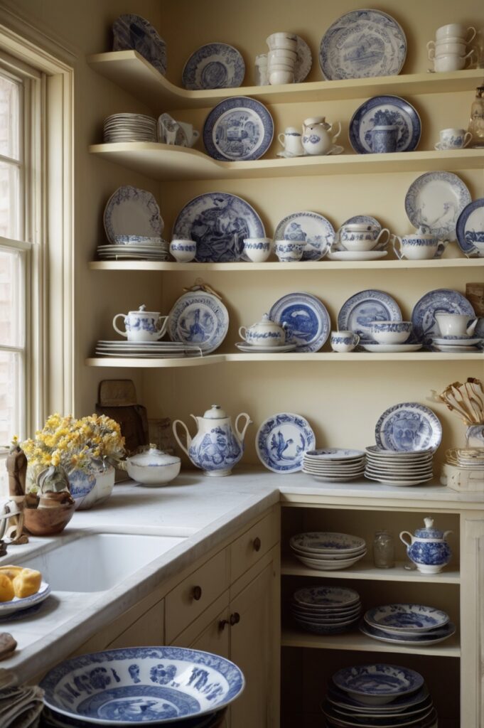 Vintage Plate Wall