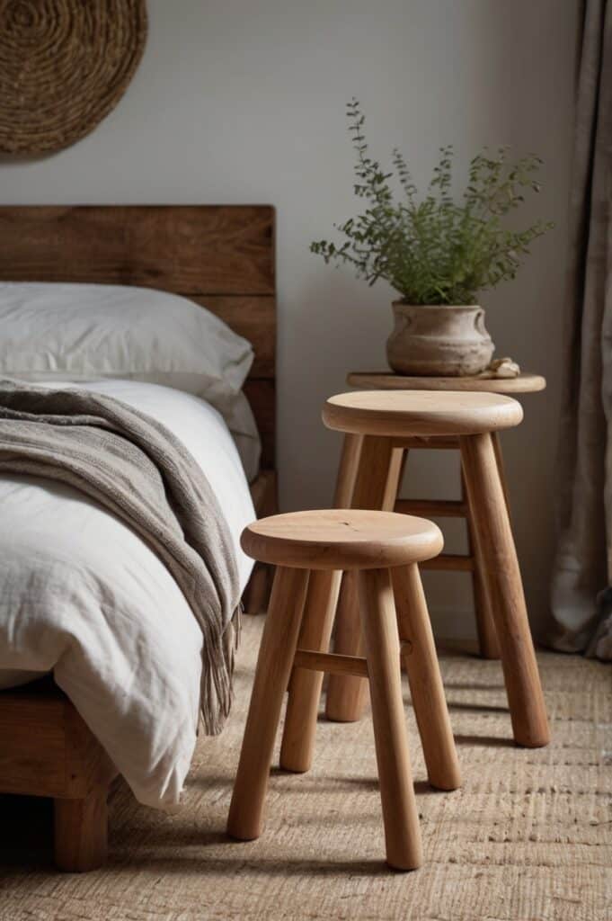 Little Wooden Stools That Go Wherever