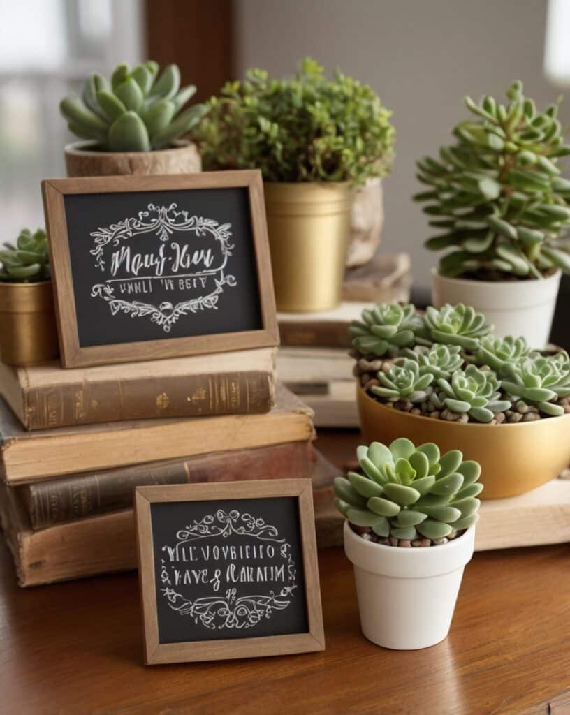 Mini Chalkboard Signs with Irish Sayings