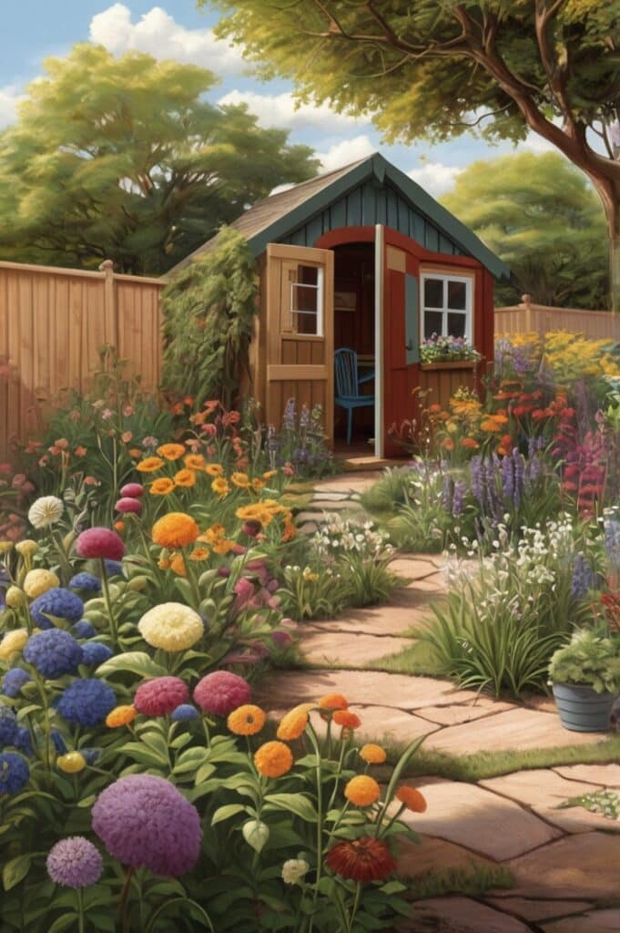 Paint Your Fence or Shed With Bold Outdoor Murals