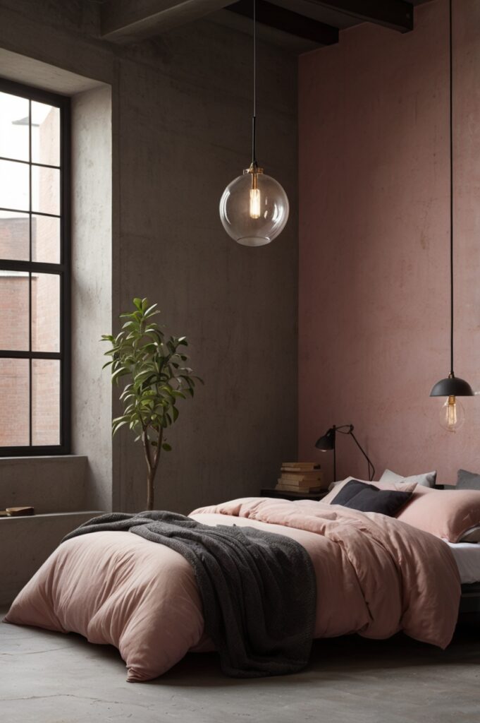 Pink Concrete or Industrial Walls