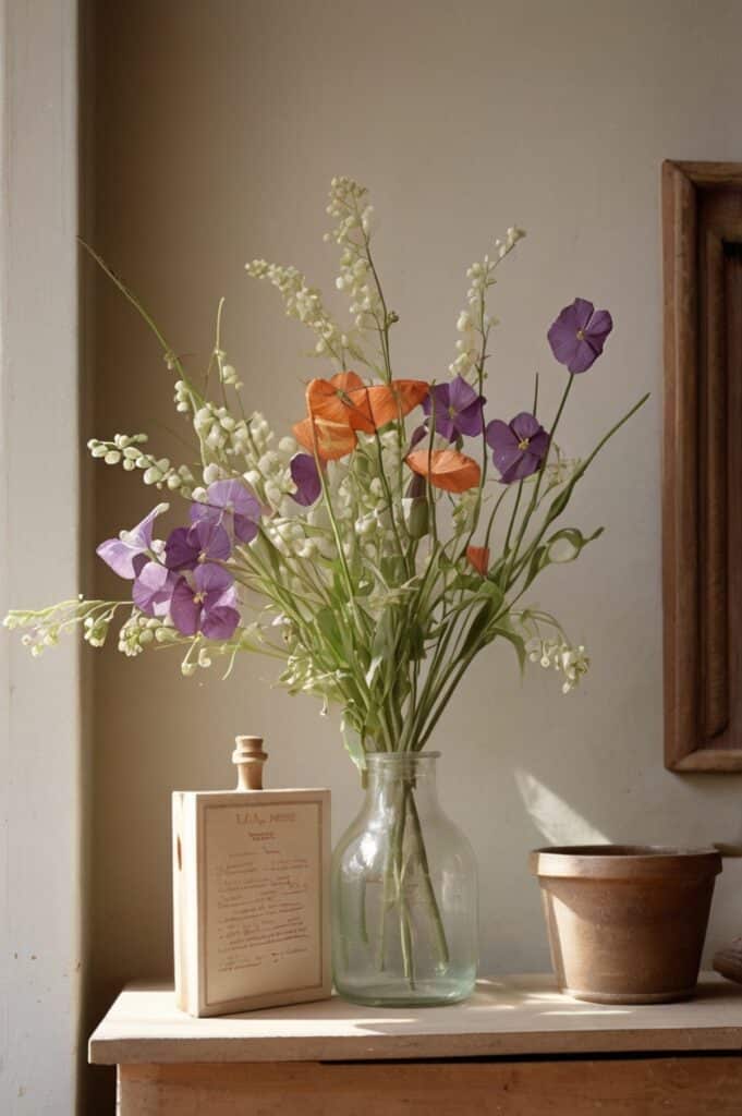 Pressed Flower Clip Line