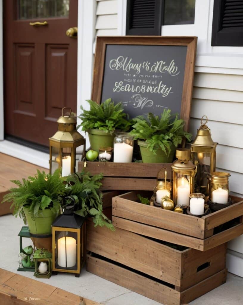 Rustic Crate Display